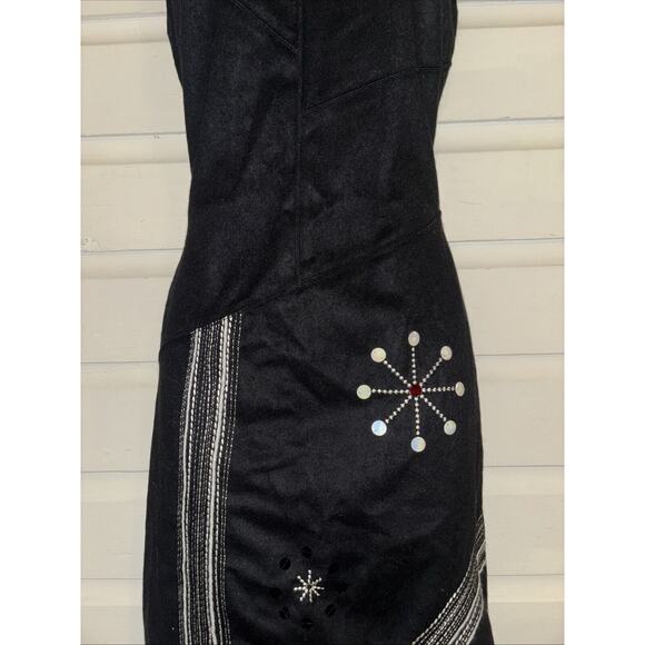 Didier Parakian Virgin Wool And Cashmere Blend Sleeveless Dress Size 8 - Picture 4 of 8